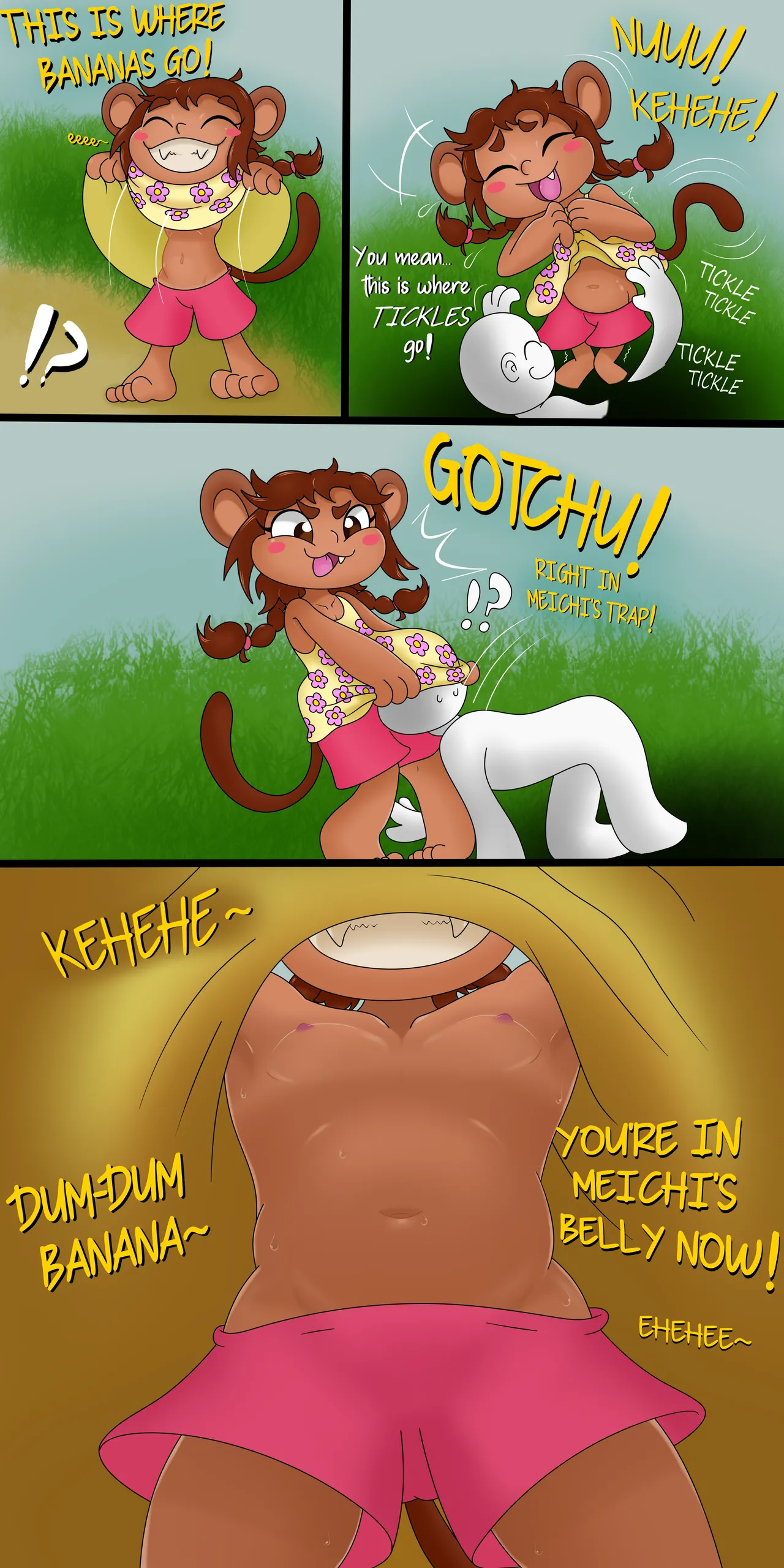 Meichi's Tickle Trap page 1 full