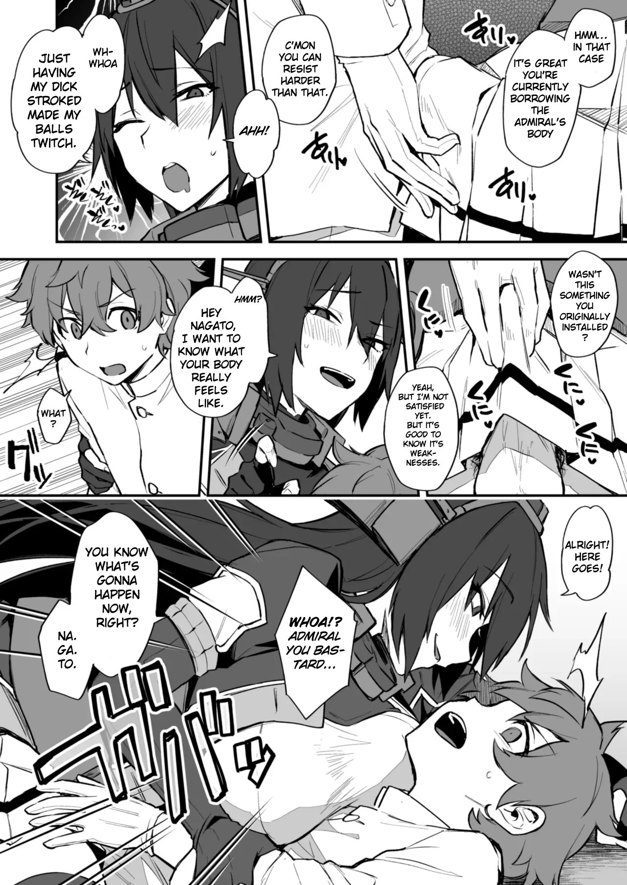 Shota Admiral x Nagato Body Swap Manga page 2 full