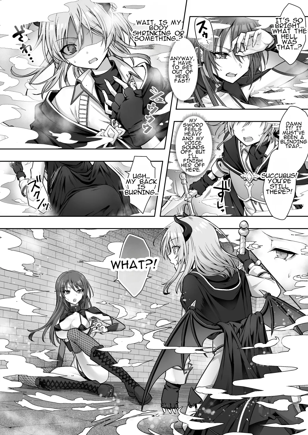 Shuzoku Henkou no Trap de Ningen Kenshi Osu ga Mesu Succubus ni! | A Male Human Swordsman Turns Into a Female Succubus Due to a Species-changing Trap! page 3 full