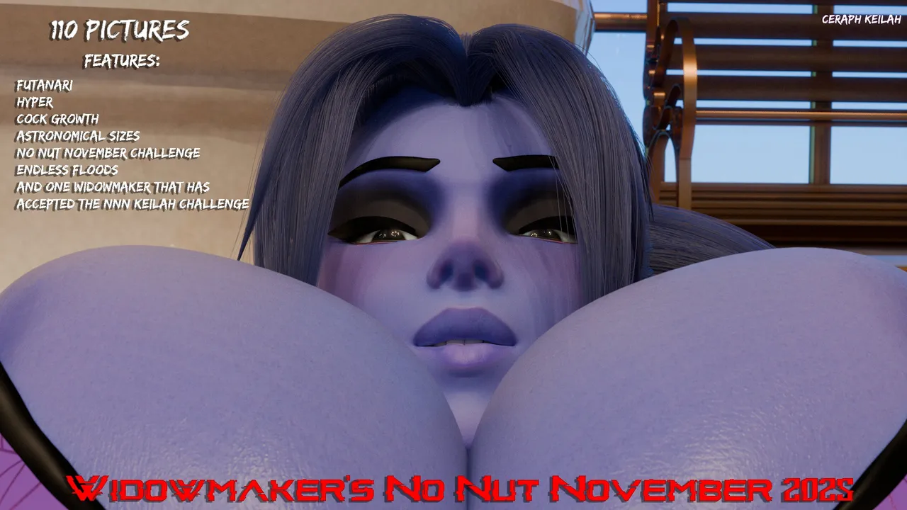 Widowmaker's No Nut November 2025 Keilah Edition page 1 full