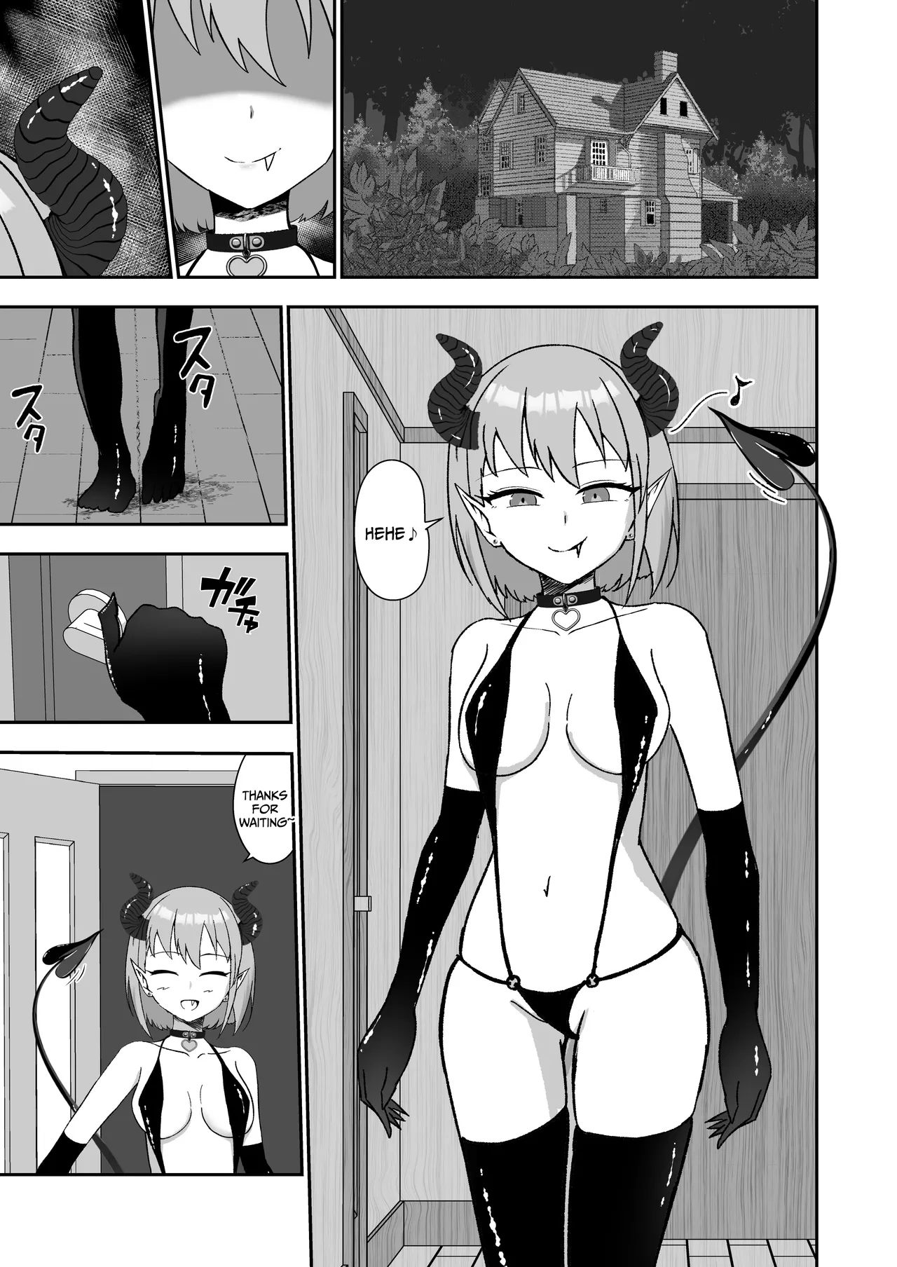Sora-chan wa Inma no Kazoku ni Narimashita | Sora, the Sapphic Succubus's Human Sex Toy page 2 full