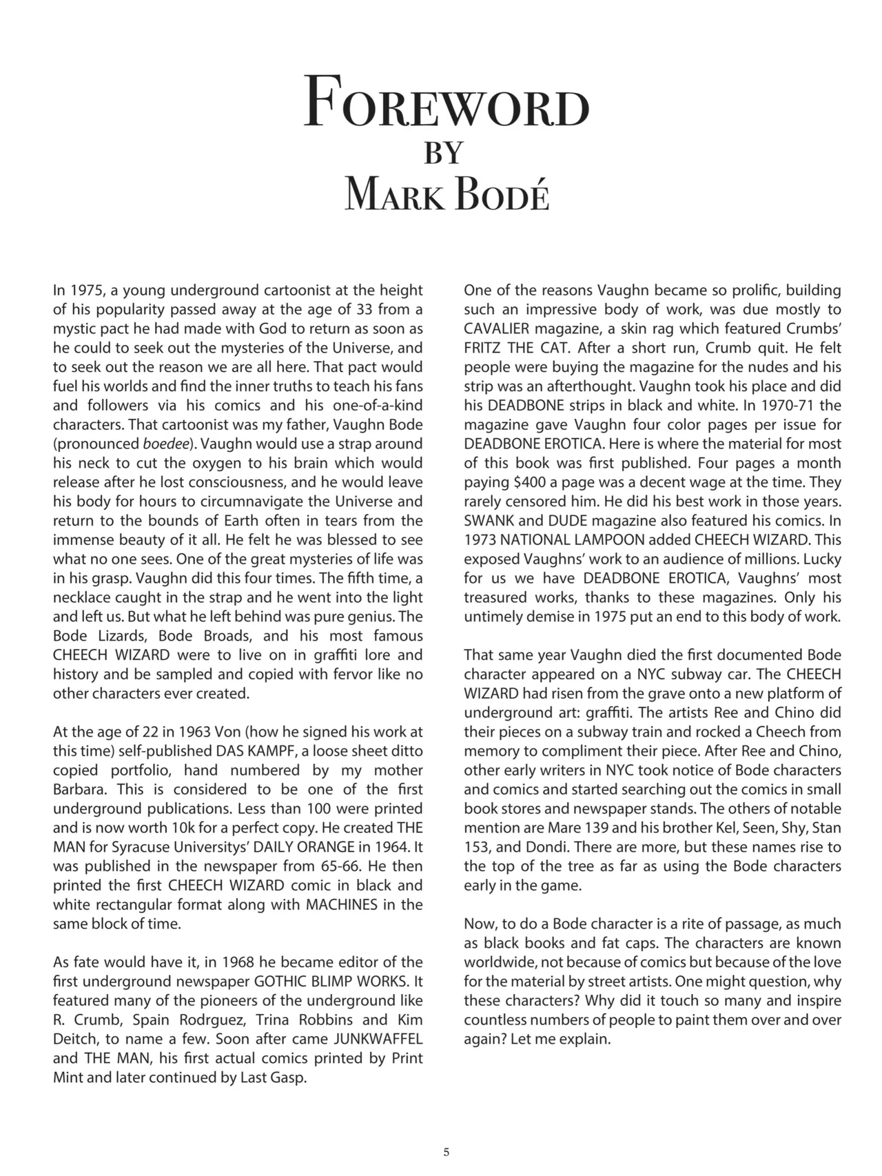 Vaughn Bode’s Complete Deadbone Erotica page 6 full