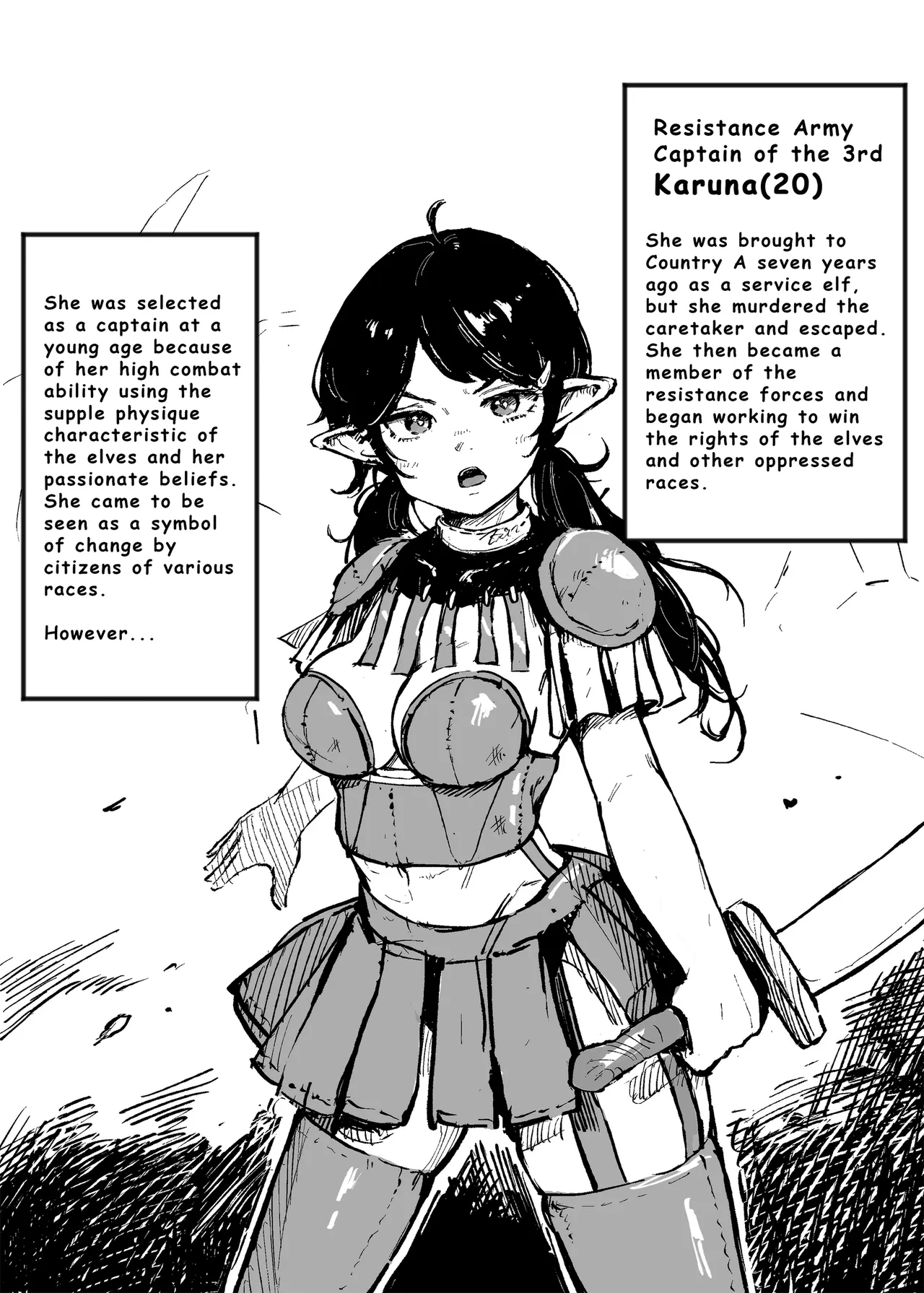 Onna Senshi no Shokuzai | Woman Warrior page 4 full
