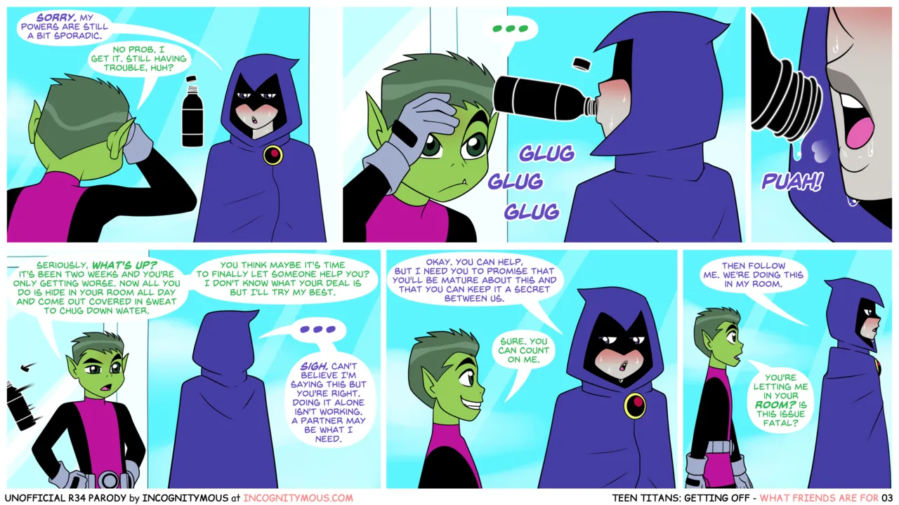 Teen Titans - Off Duty page 3 full