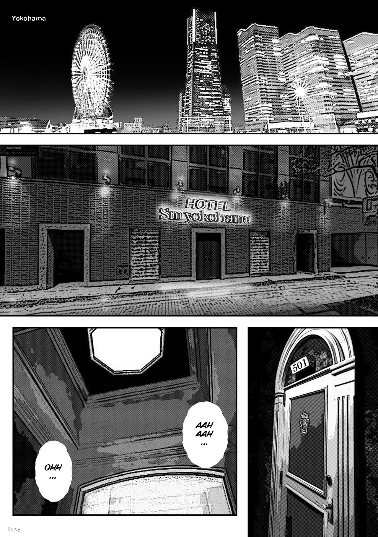 Josou Shite Hattenba ni Ittara Newhalf Shoufu ni Sarechaimashita page 2 full