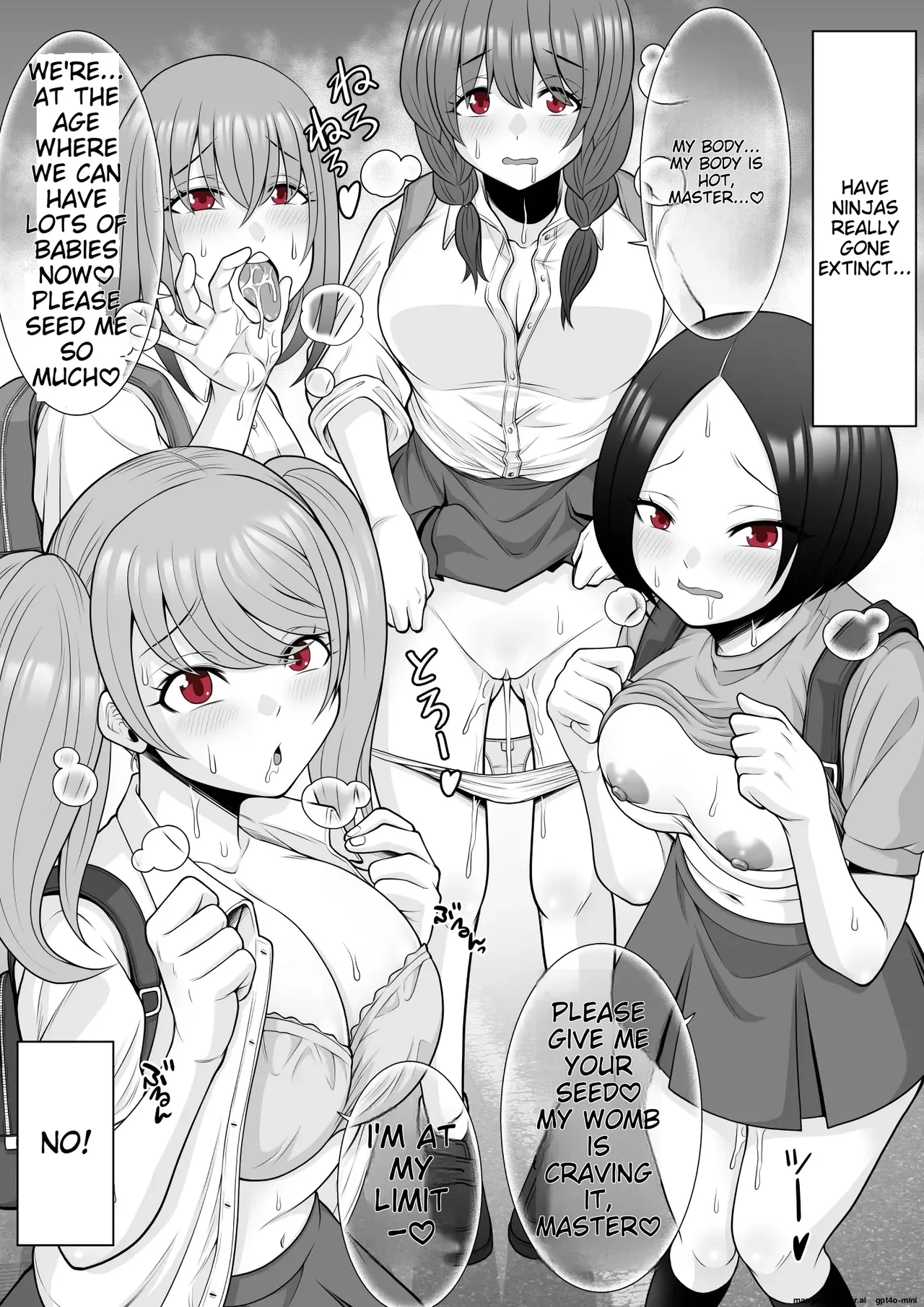 Shinobikan ~Modern Ninja Uses Ninjutsu for Harem Sex &amp; Impregnation Orgies with Clone Techniques~ page 8 full