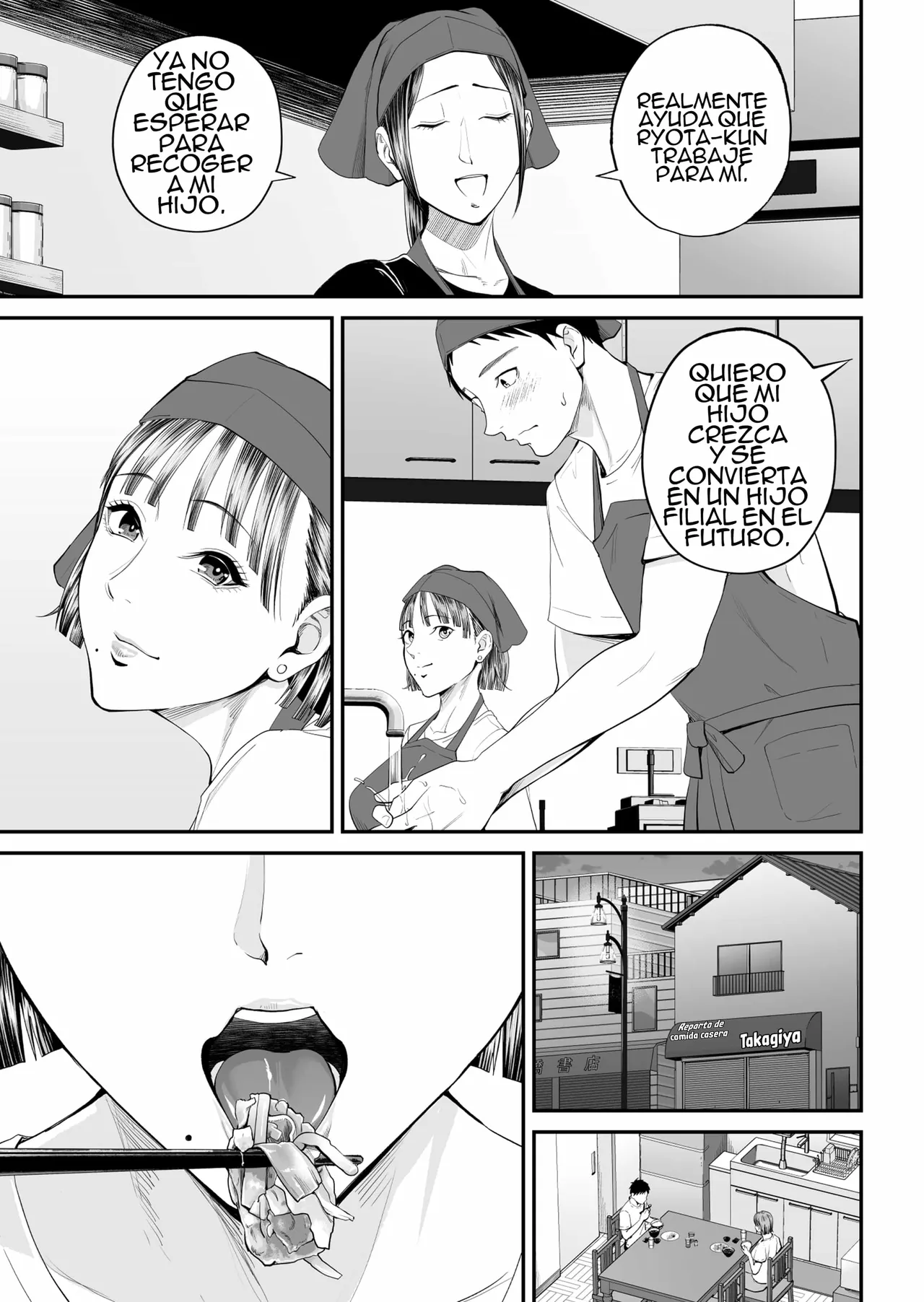 Boshi Jouji ~Daisuki na Okaa-san to Konya Majiwaru~ - MOTHER AND SON LOVE AFFAIR | Romance de Madre e Hijo~ Esta noche tendré sexo con mi amada madre page 9 full