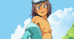 田舎のいとこ男子くんがエロい水着を着てきた件