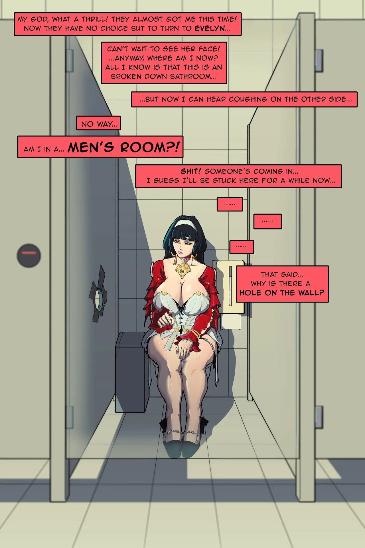 Astra Yao went into the MEN'S ROOM! page 2 full