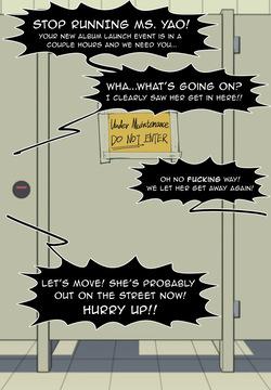 Astra Yao went into the MEN'S ROOM!