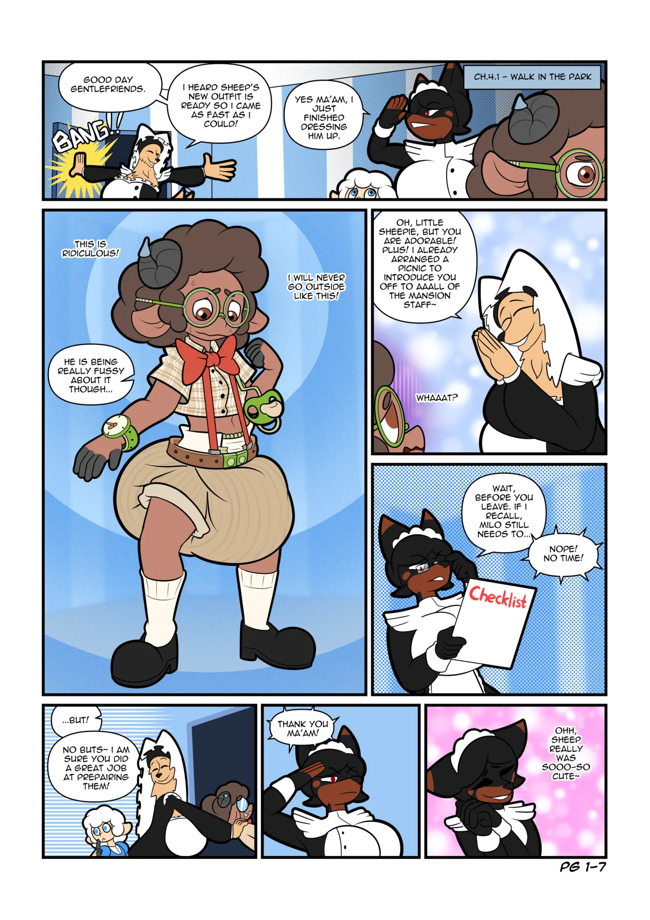 Comic: Chapter 4.1 - Walk in the Park page 1 full