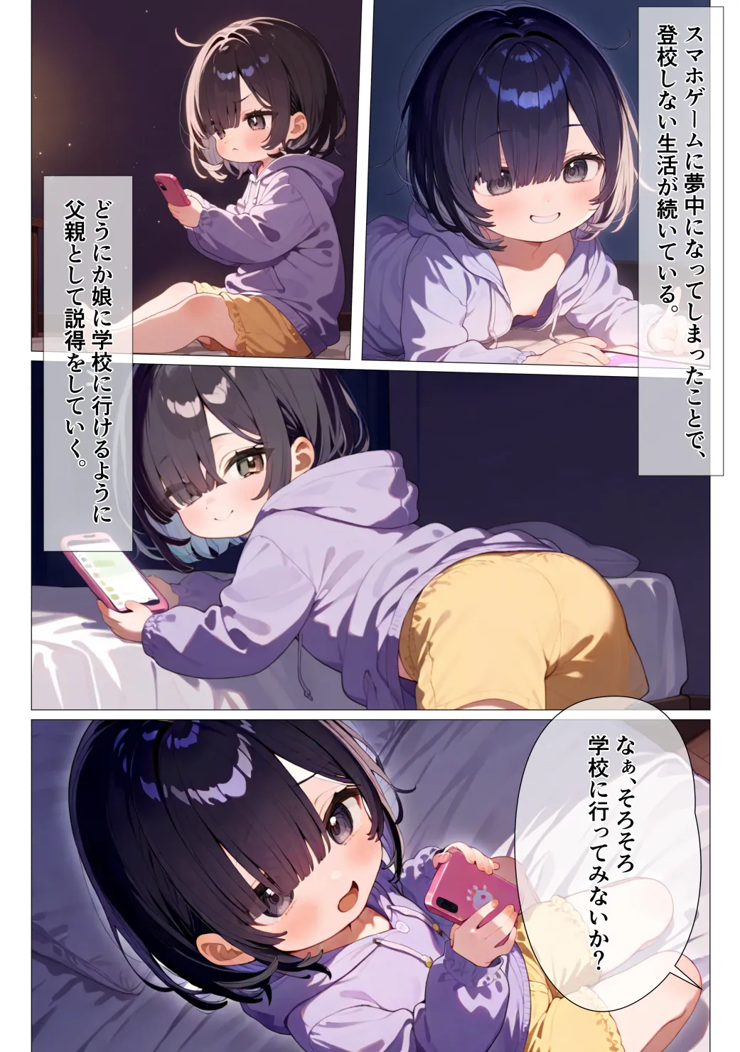 ひきこもり娘にはえっち教育を page 4 full