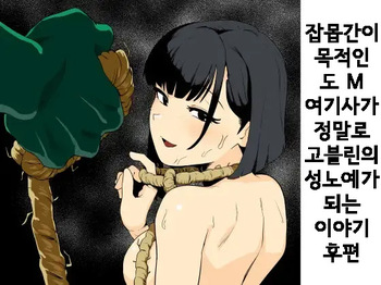 잡몹간이 목적인 도M 여기사가 정말로 고블린의 성노예가 되는 이야기 후편 cover