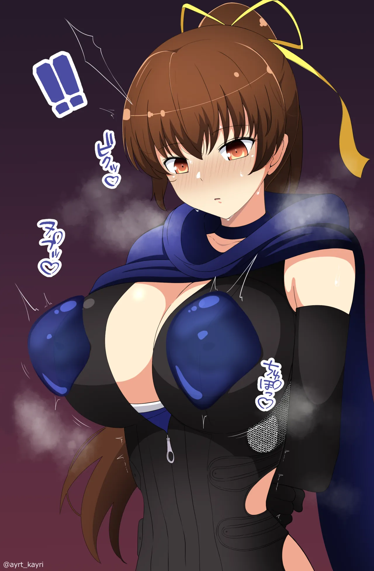 DOAかすみ スライム乳首責め page 3 full