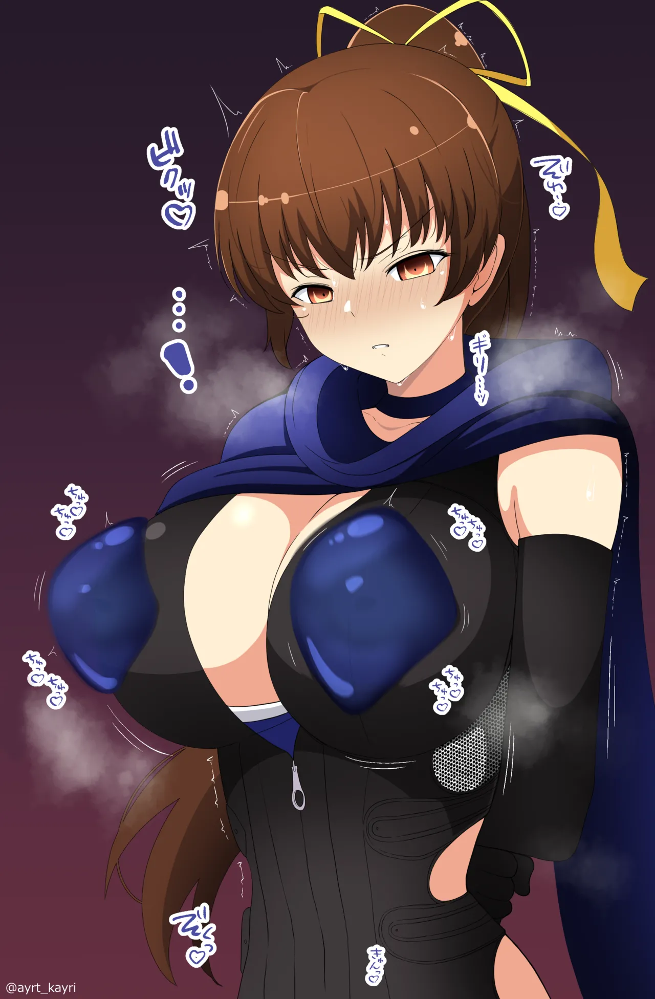 DOAかすみ スライム乳首責め page 4 full