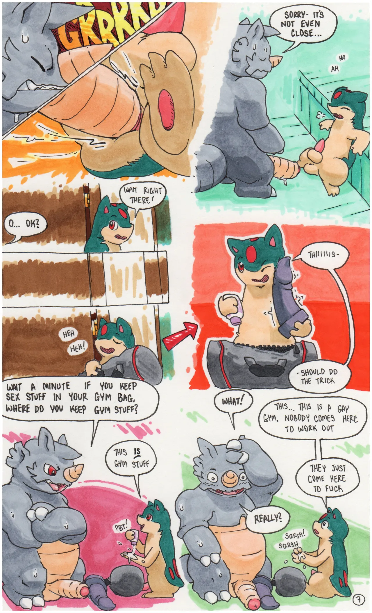 Rhydon/Quilava Comic page 7 full
