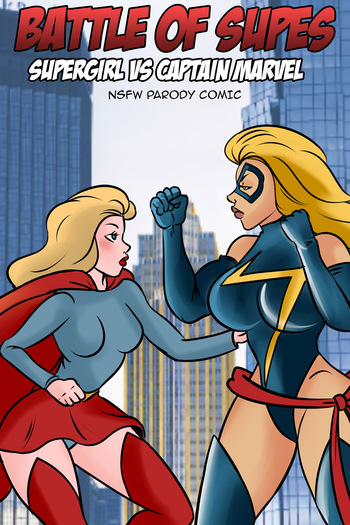 Battle of Supes: Supergirl vs Captain Marvel cover