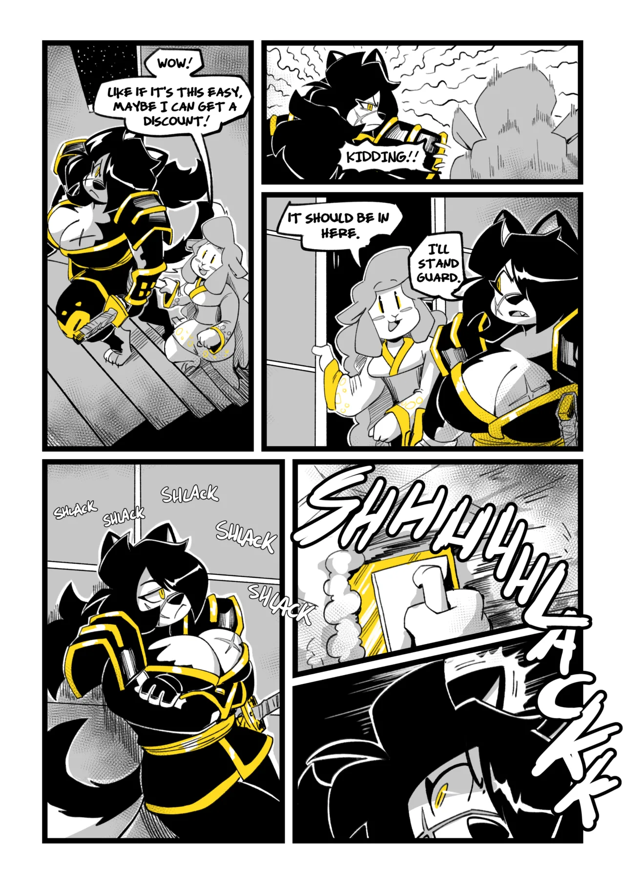 Hachimitsu Blade For Hire: Chapter 3 - We Got It From Here page 4 full