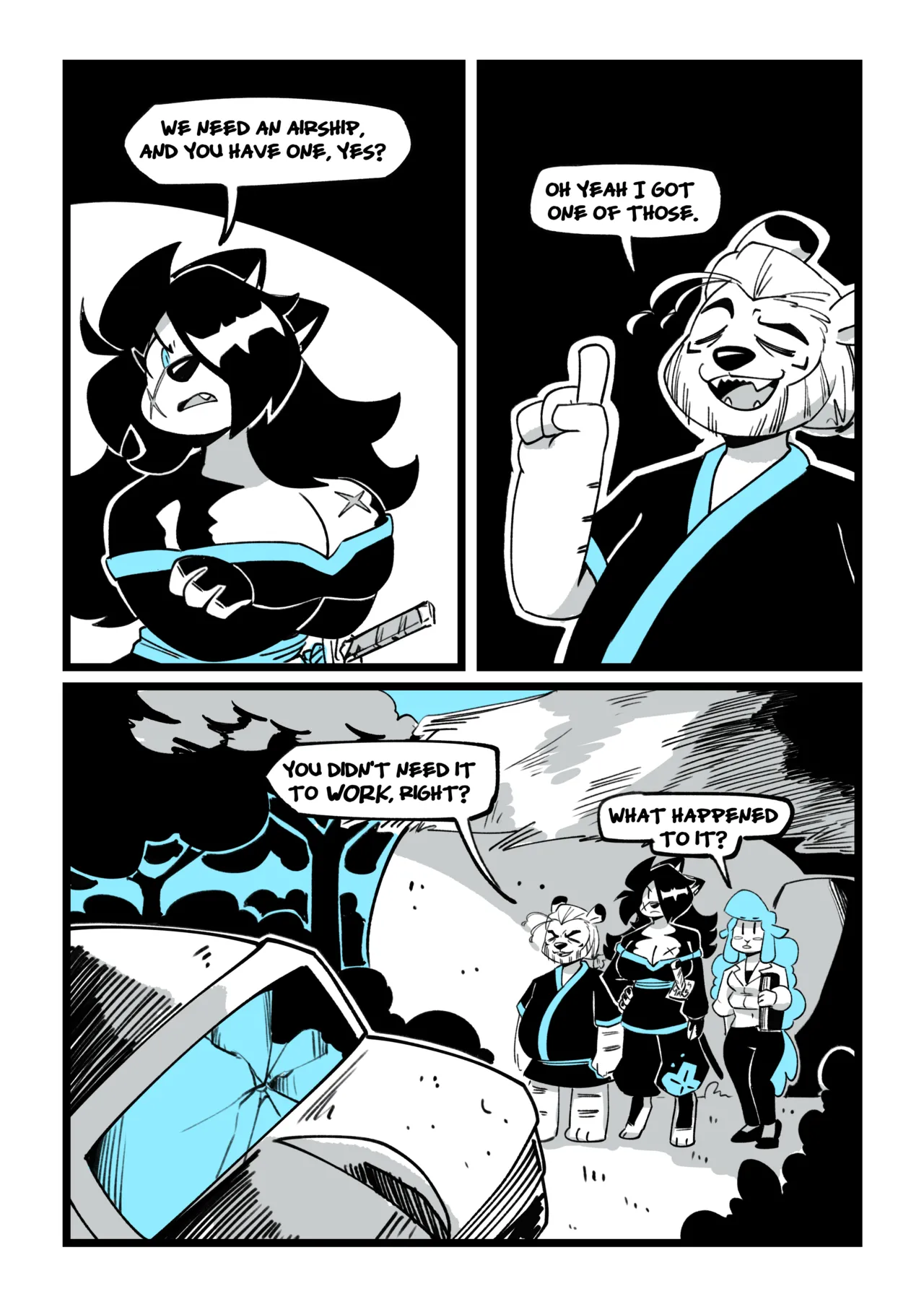 Hachimitsu: Blade for Hire: Chapter 5 - Holding Out page 6 full