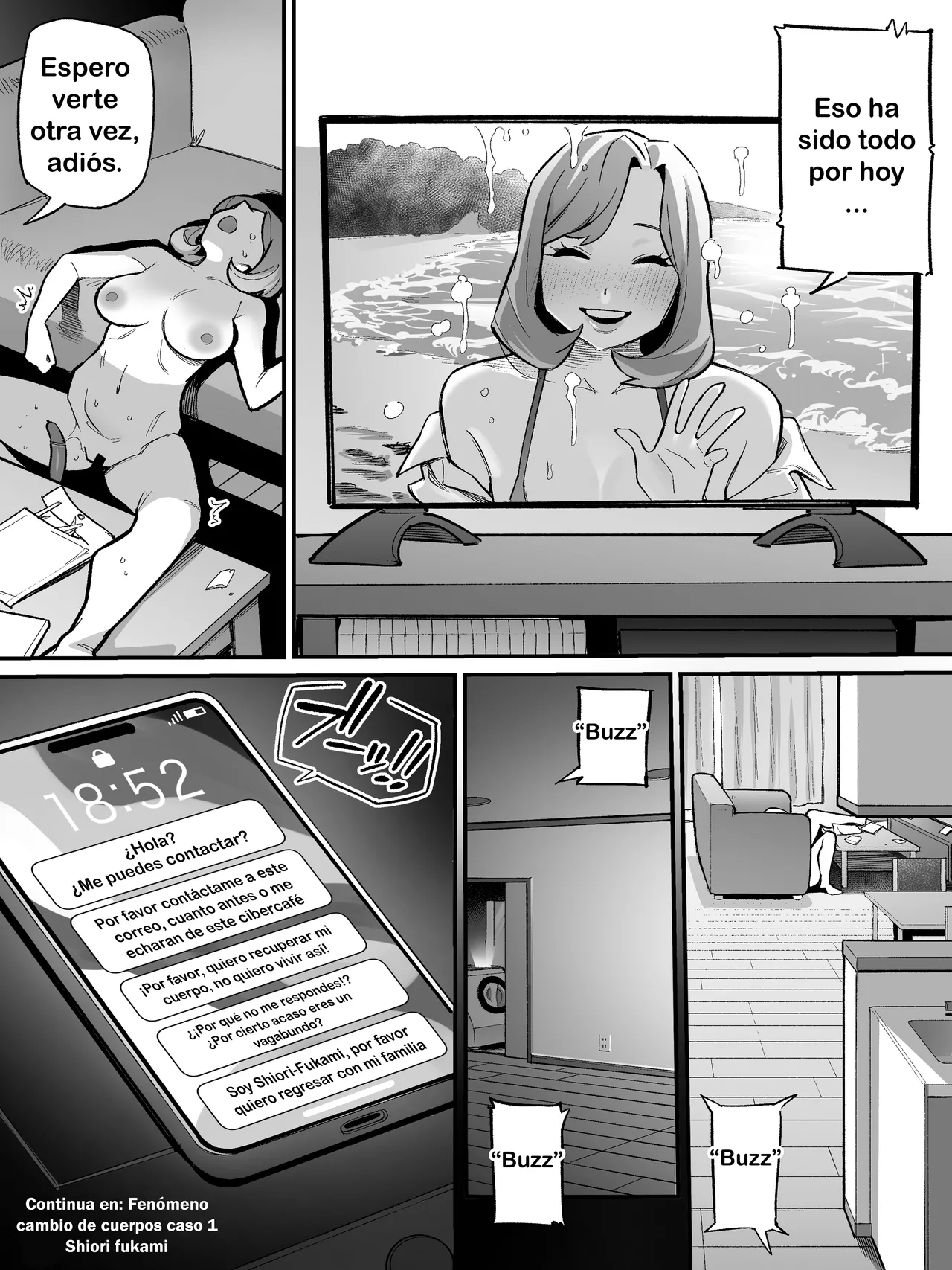 Tamashii Irekawari Genshou - Case 0.5 Fukami Shiori no Baai - Prequel | Fenomeno cambio de cuerpos caso 0,5 Shiori fukami precuela page 9 full