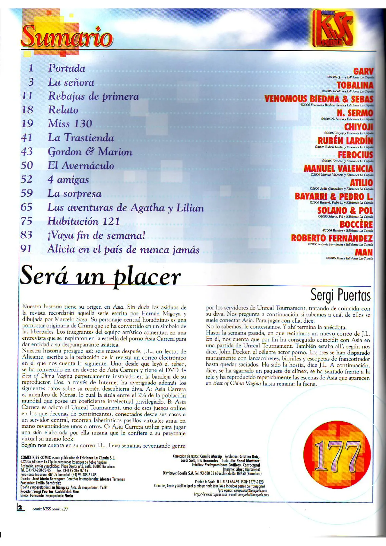 Kiss Comix #177 page 2 full