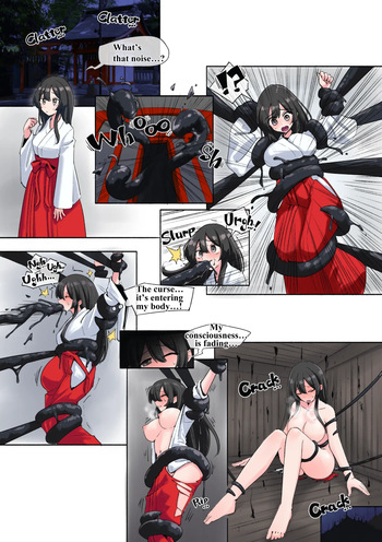 The Miko's Cursed Transformation and Poop cover