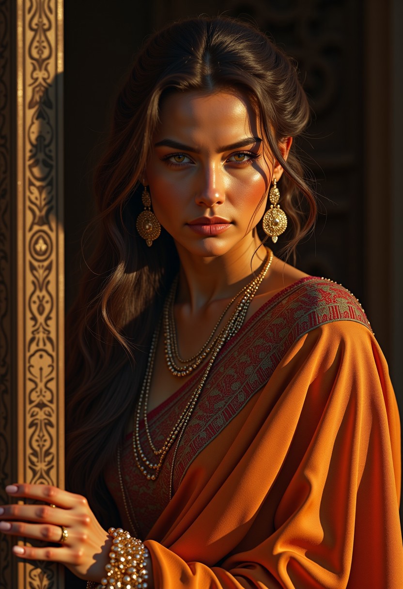 SAREE GODDESS: CINEMATIC LONG SHOT page 9 full
