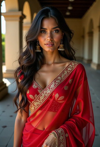 SAREE GODDESS: CINEMATIC LONG SHOT cover