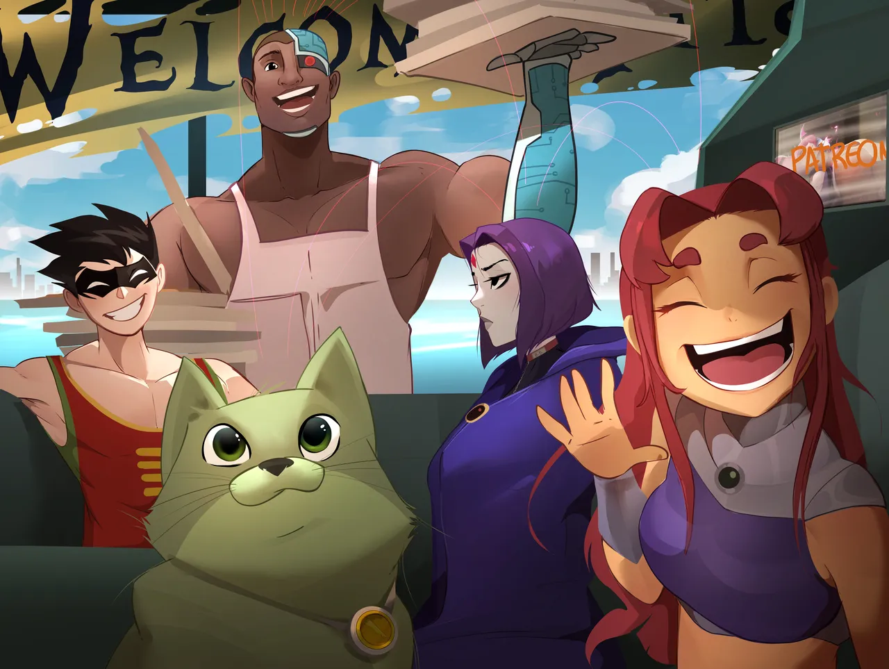 Teen Titans page 7 full