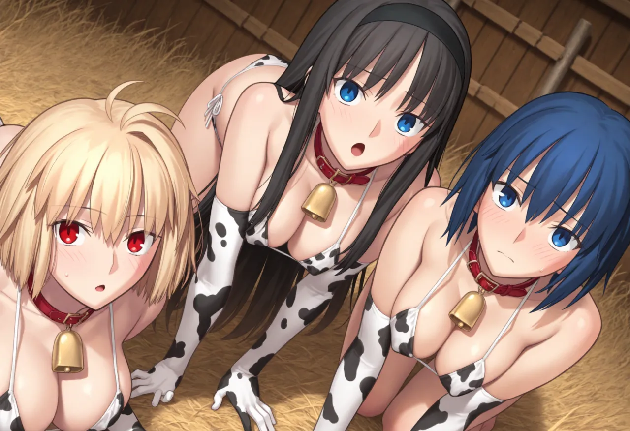 PIXIV Hjopkml Uyti  乳牛飼育の記録 エクストラ:給餌タイム page 1 full