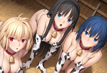 PIXIV Hjopkml Uyti  乳牛飼育の記録 エクストラ:給餌タイム cover