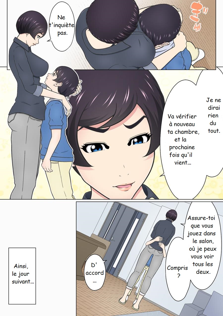 Musuko no Doukyuusei o Dorobou Atsukai Shite Shimatta Bakkari ni... ~Shitagi Feti no Warugaki ni Yowami o Nigirarete Shimatta Tsuyoki Mama~ page 8 full