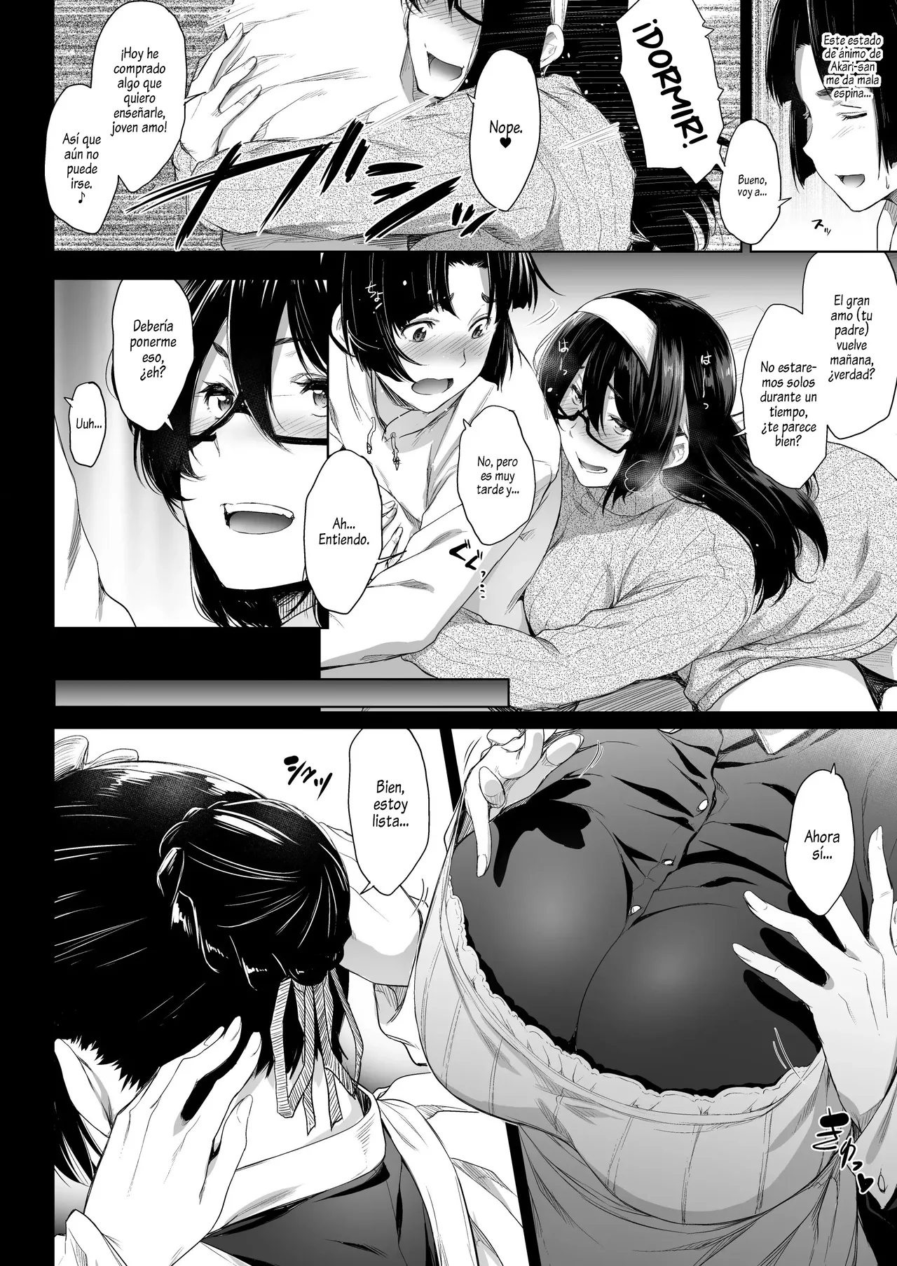Maid Kanojo to Toshishita Kareshi｜El Joven Novio y La Novia Maid page 4 full