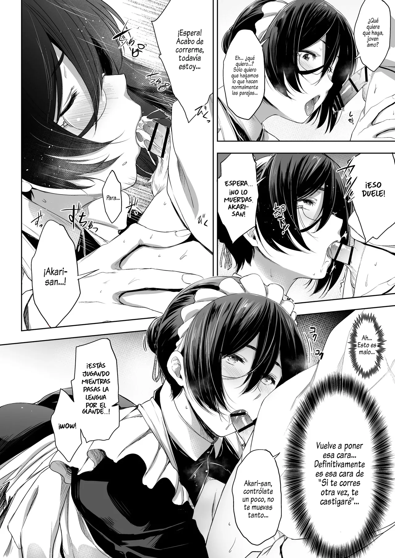 Maid Kanojo to Toshishita Kareshi｜El Joven Novio y La Novia Maid page 8 full