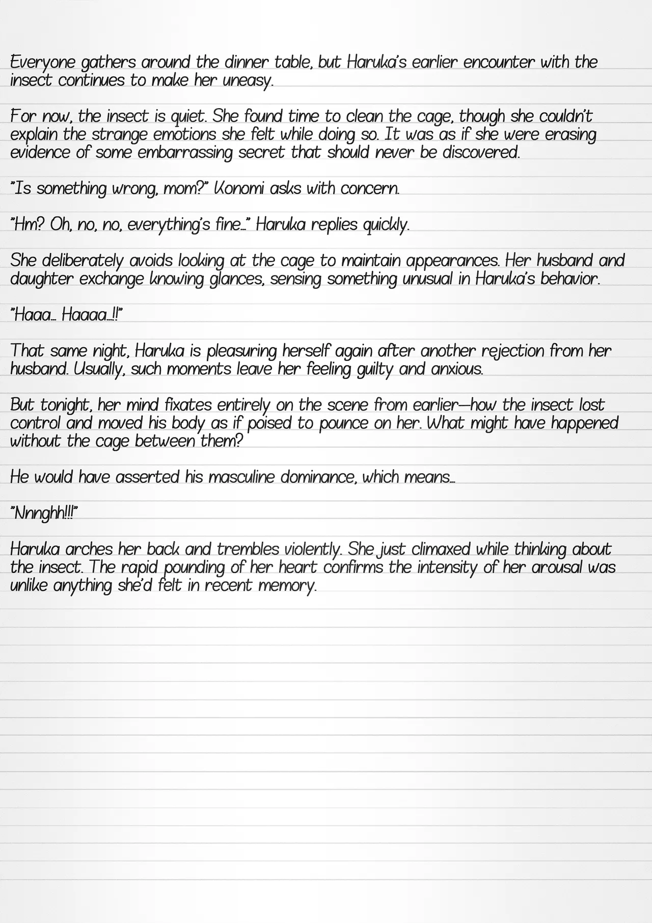 Misuke's Short Stories 27 - Haruka &amp; Tiger Beetle page 8 full