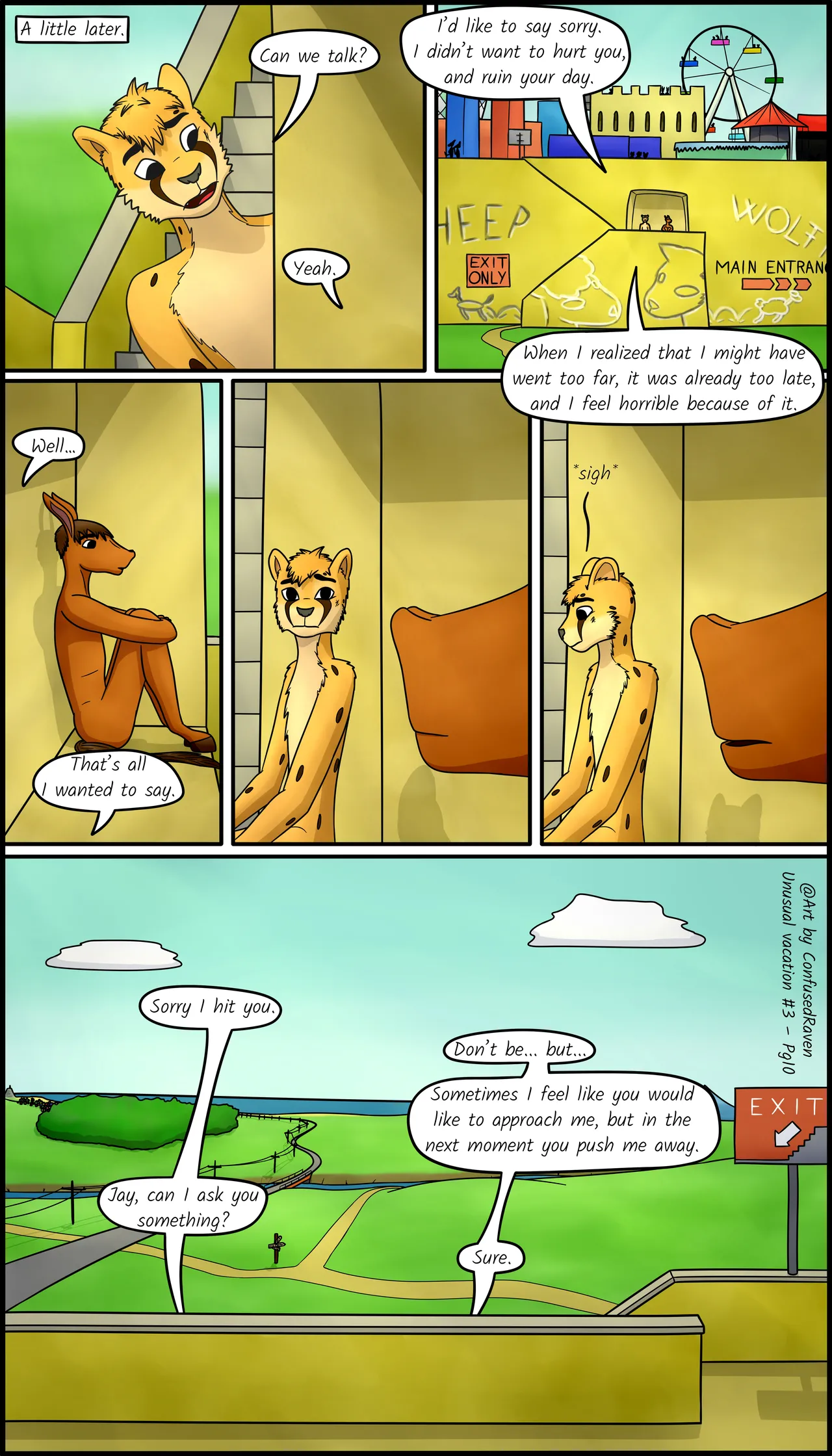 Unusual Vacation #3 - The wolf and the sheep page 10 full
