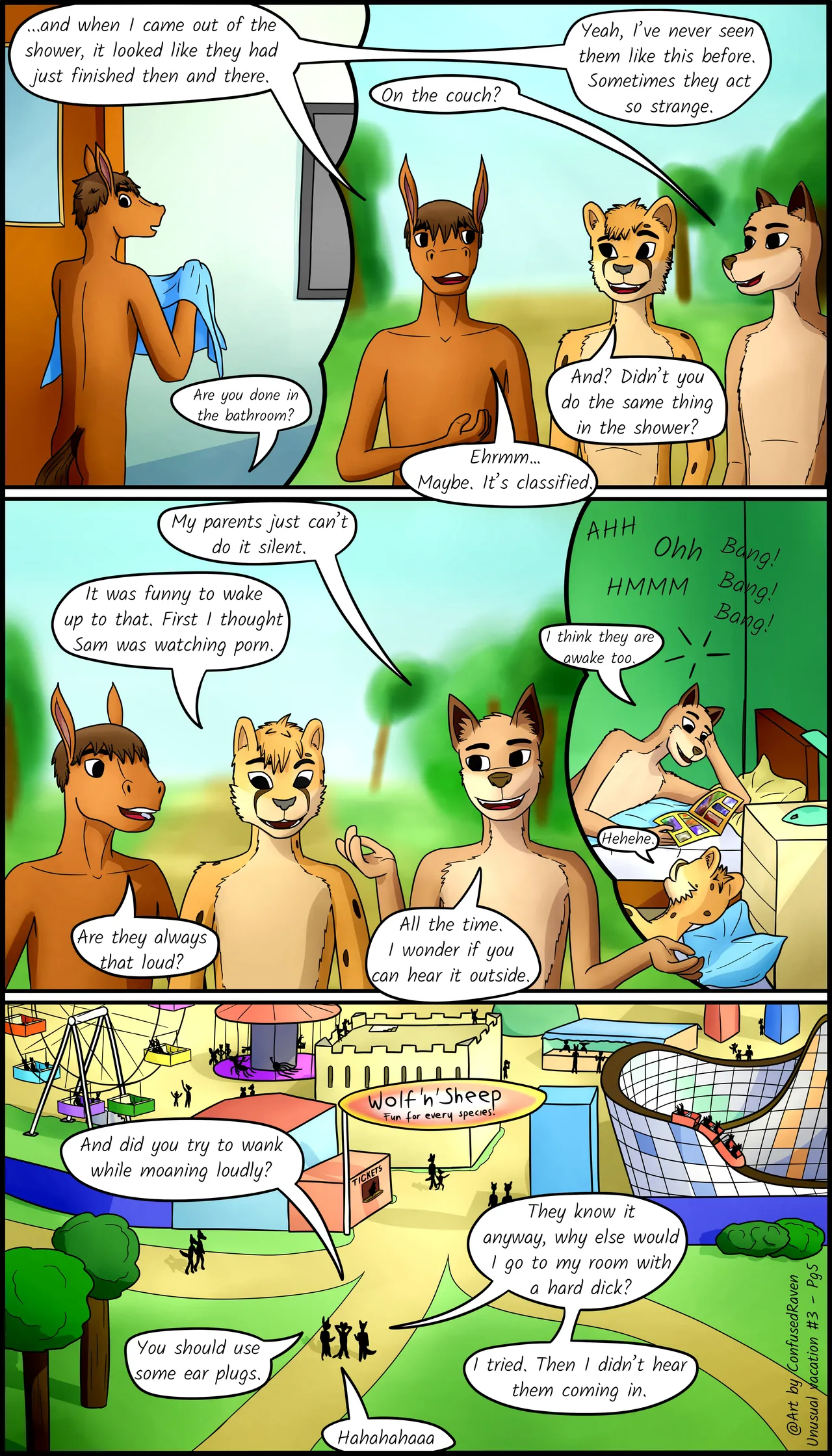 Unusual Vacation #3 - The wolf and the sheep page 5 full
