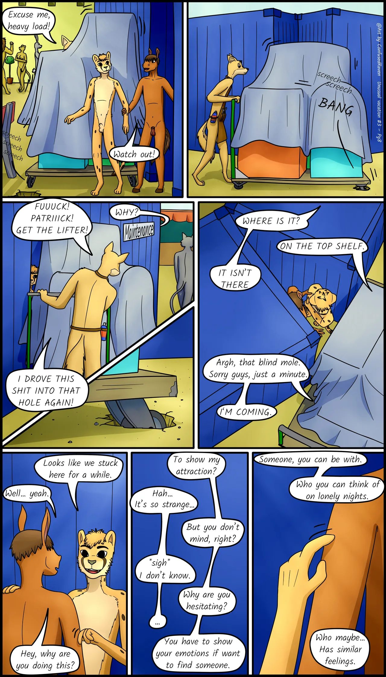 Unusual Vacation #3 - The wolf and the sheep page 8 full
