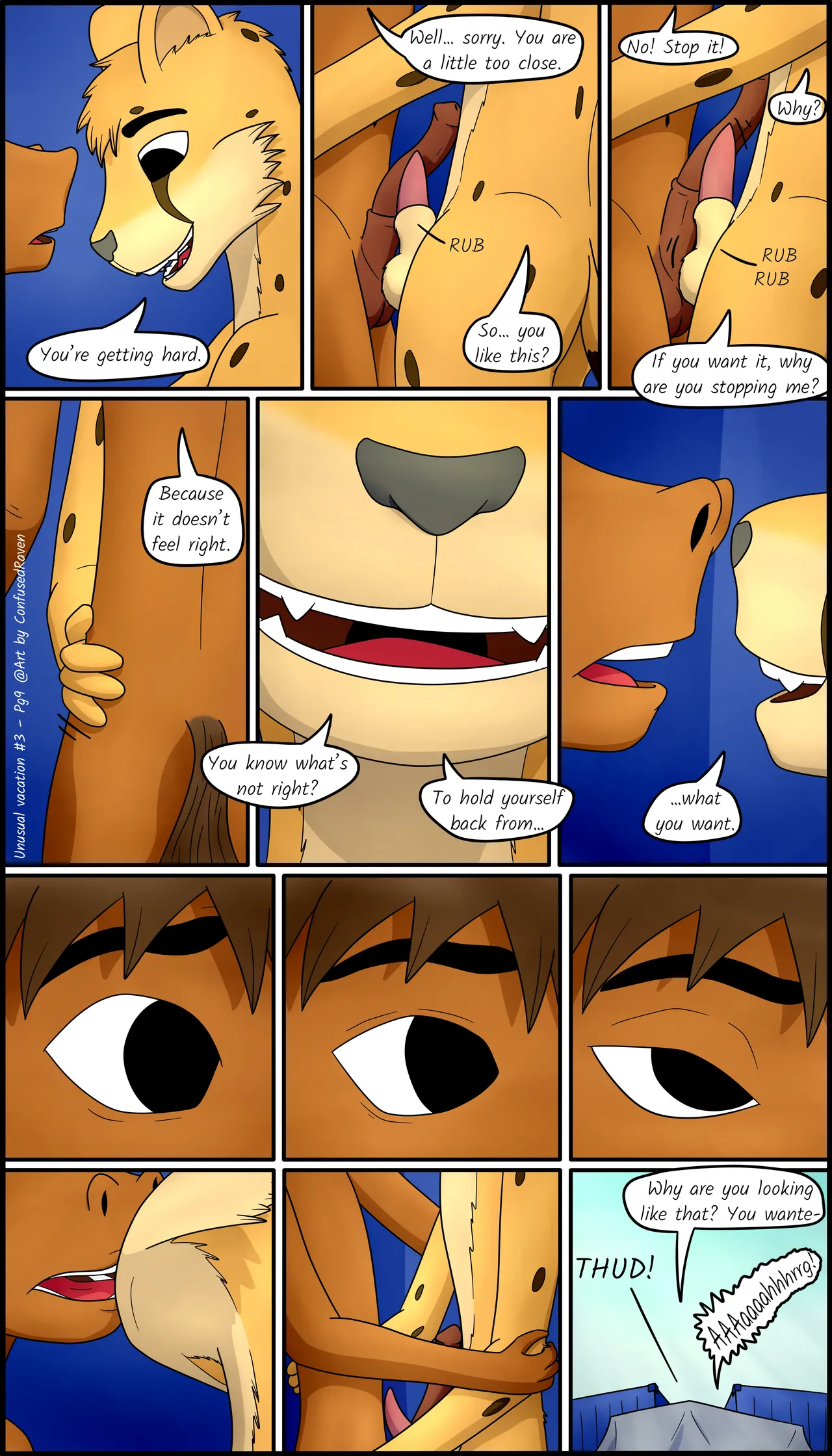 Unusual Vacation #3 - The wolf and the sheep page 9 full