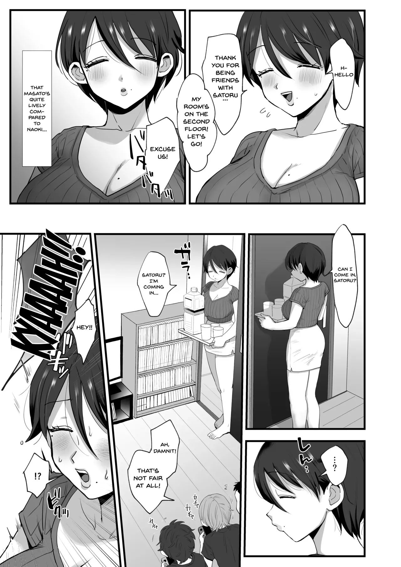 Hosome Ottori Kyonyuu Mama. | A Narrow-Eyed Gentle Big-Breasted Mama page 7 full