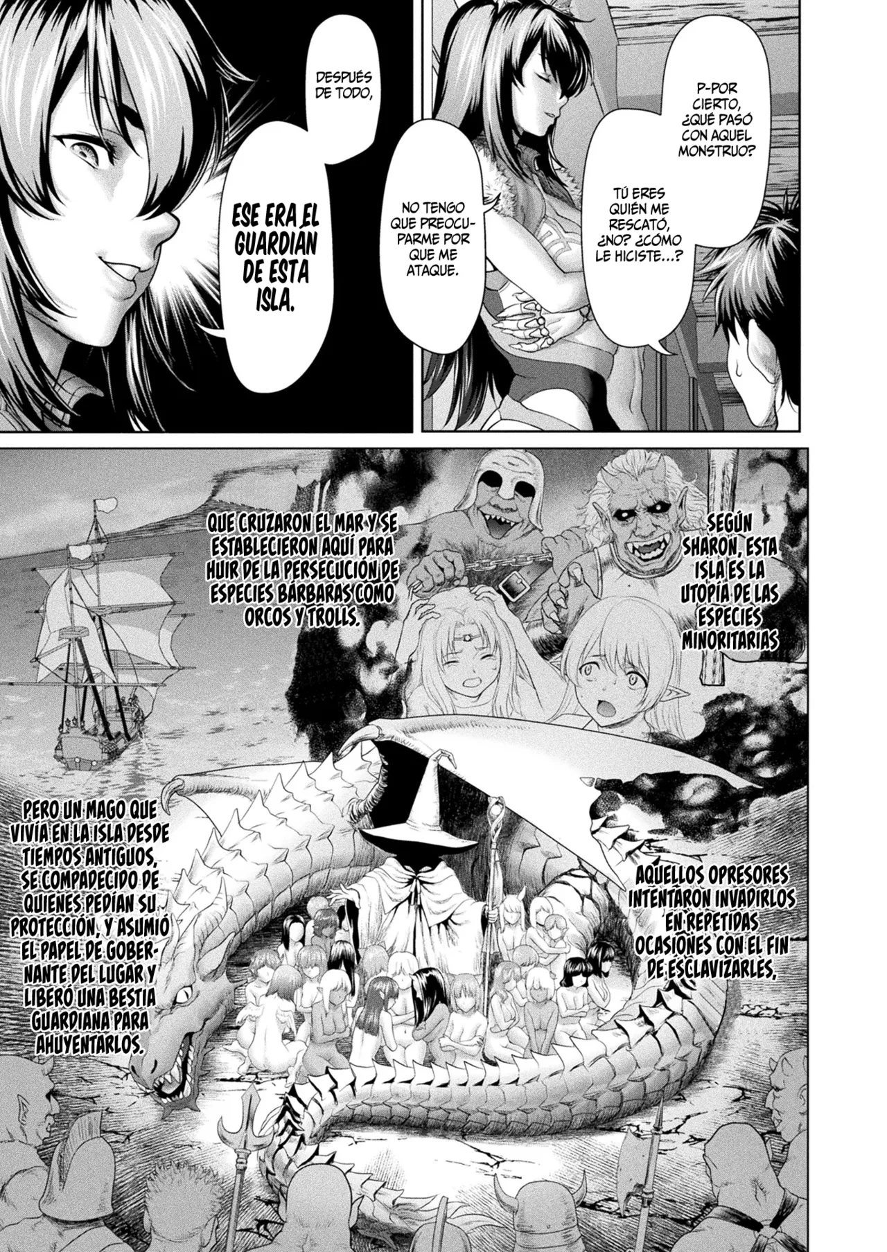 Mon Musume ISLAND #1 || La Isla de las Chicas Monstruo: Capítulo 1 page 3 full