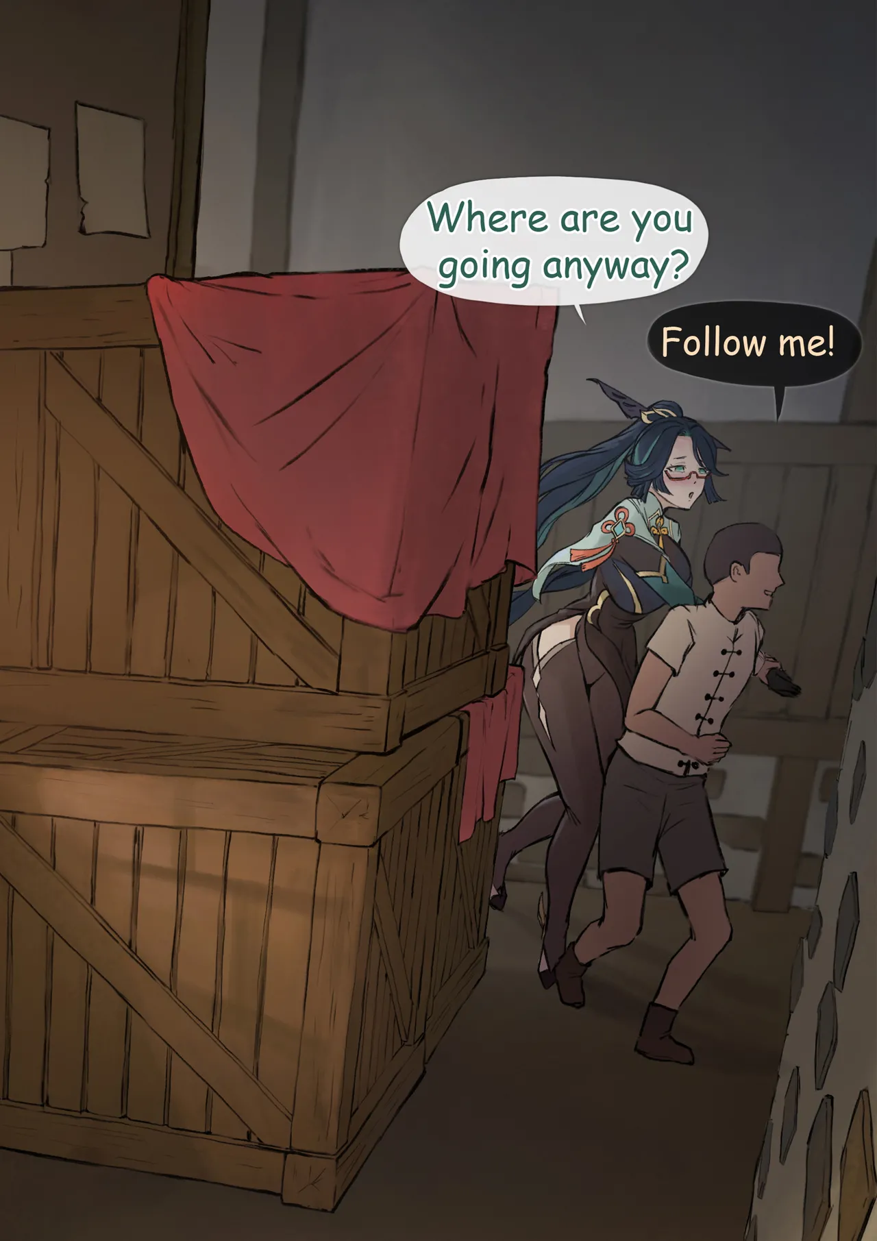 Xianyun - Back alley | 閑雲 - 后巷 page 1 full