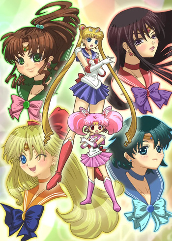 sailor moon art compilation cover