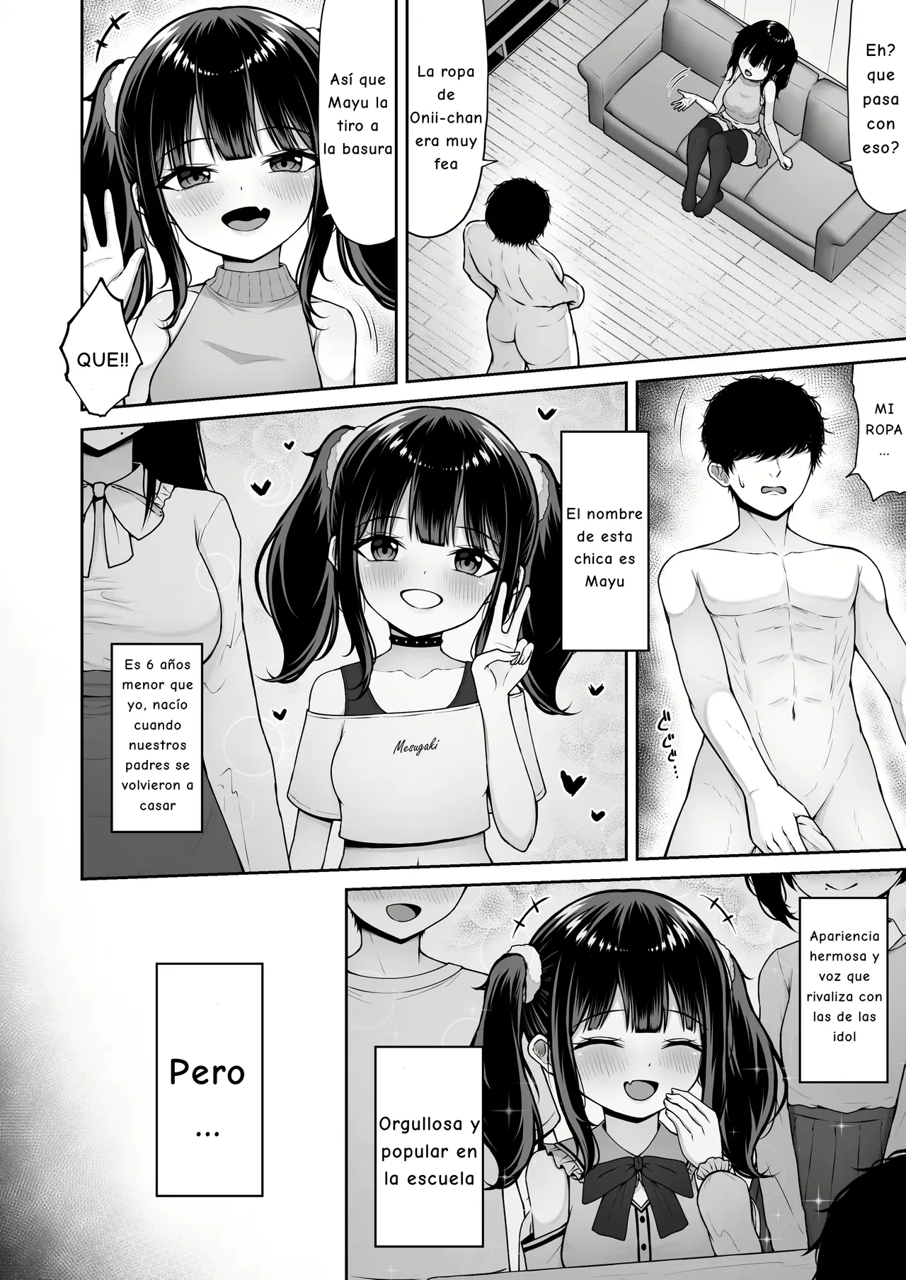 Uchi no Mesugaki Imouto wa Sunao janai｜La Mocosa de Mi Cuñada no es Honesta page 4 full