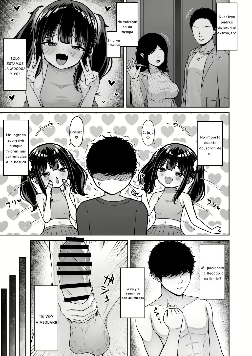Uchi no Mesugaki Imouto wa Sunao janai｜La Mocosa de Mi Cuñada no es Honesta page 9 full