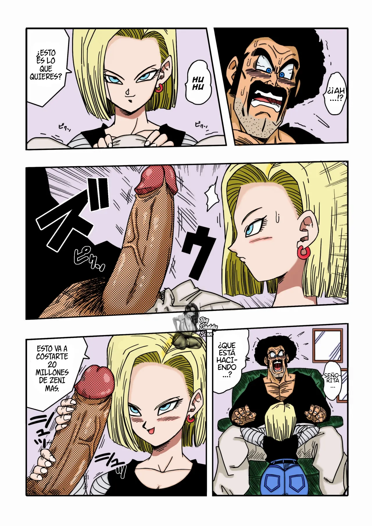 Mr. Satan vs Android 18 page 5 full