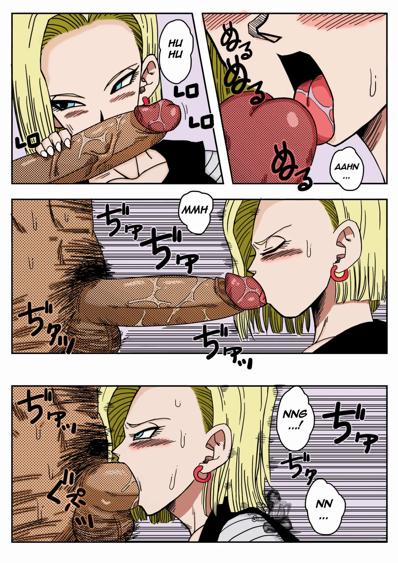 Mr. Satan vs Android 18 page 6 full