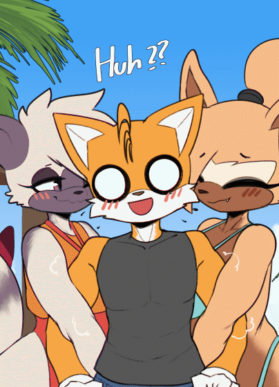 Miles "Tails" Prower X Tangle the Lemur X Whisper the Wolf page 2 full