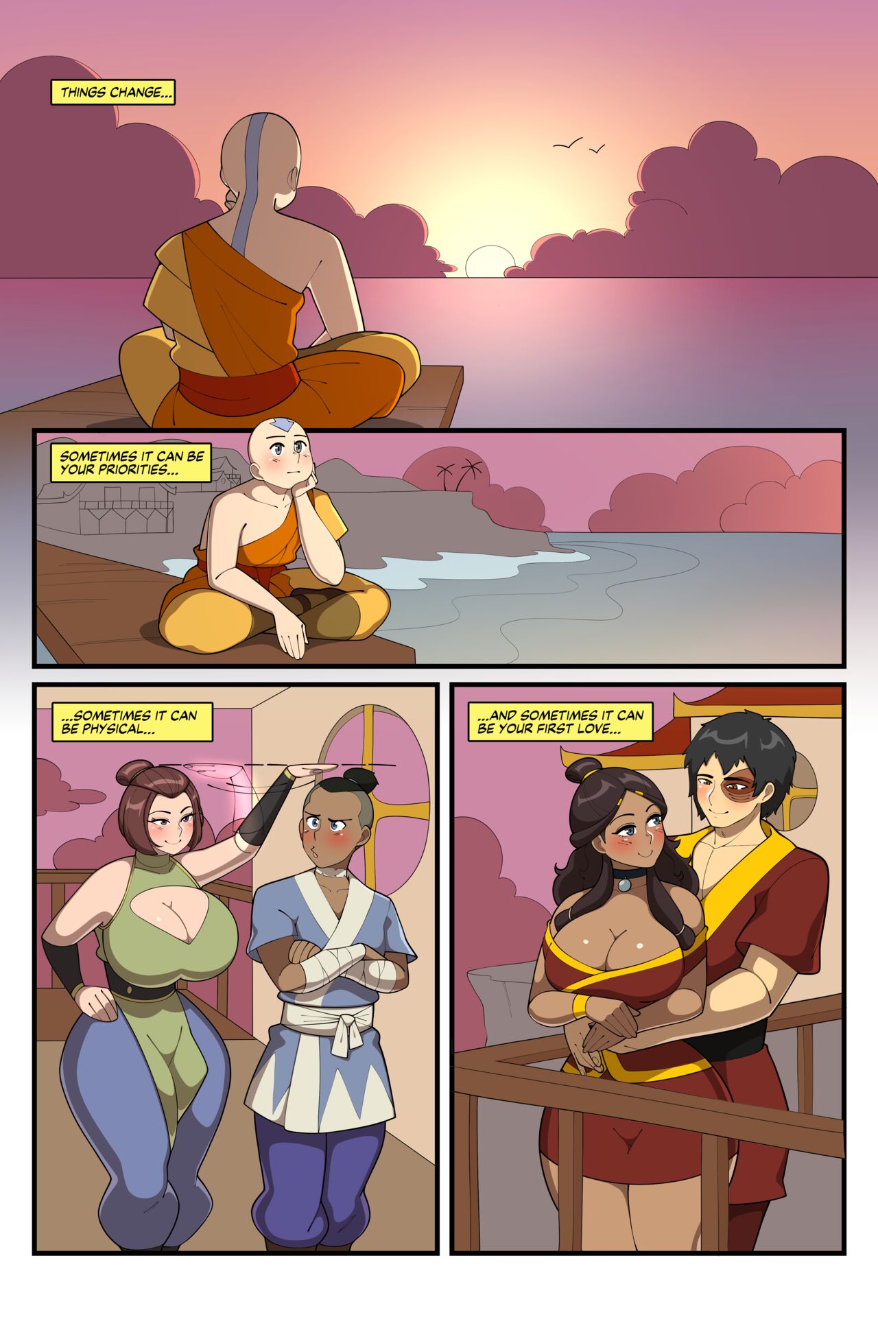 Aang x Toph page 1 full