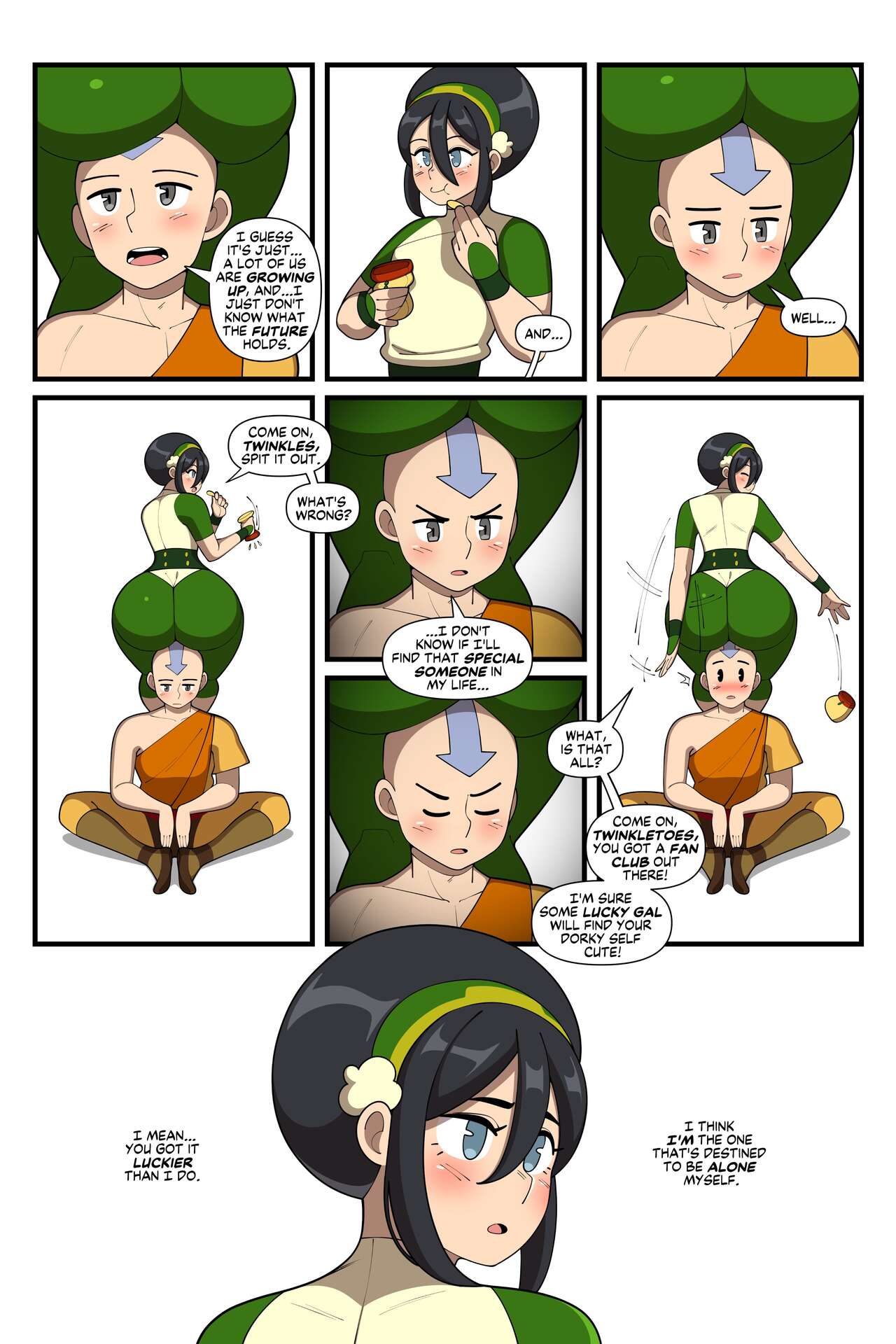 Aang x Toph page 3 full